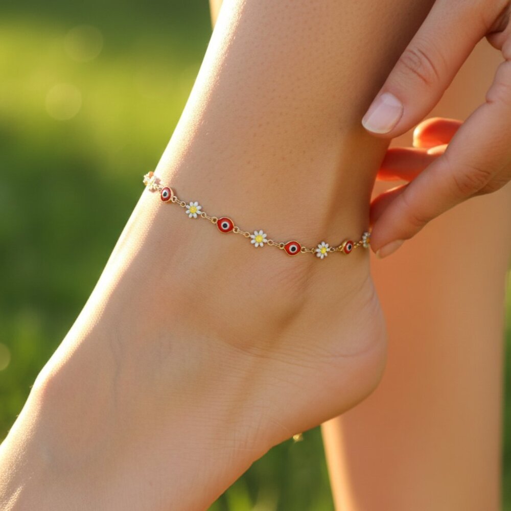 Dainty Anklet for Women – Elegant Everyday Jewelry & Perfect Gift | MLCRC1115